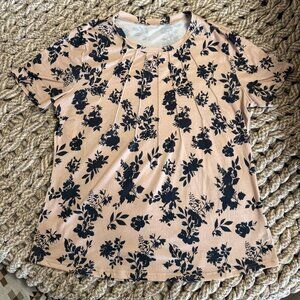 Ristore Women Casual Top Size tan/navy